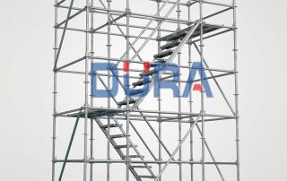 Aluminum scaffold ladder ringlock system