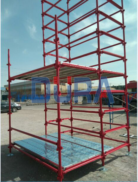 Painted Kwikstage scaffold system for sale in Ireland