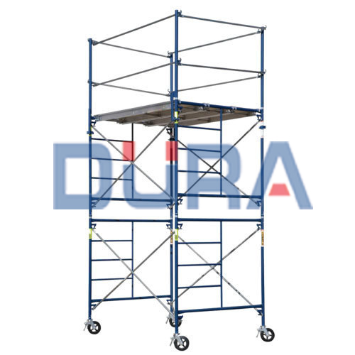 stationary scaffolding tower